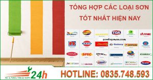 Tổng hợp các loại sơn tốt nhất hiện nay