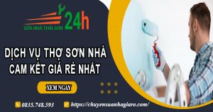 Báo giá dịch vụ thợ sơn nhà tại Cam Ranh【Cam kết giá rẻ】