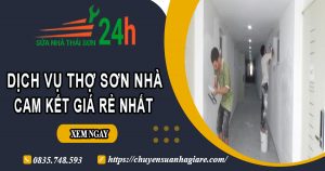 Báo giá dịch vụ thợ sơn nhà tại Hóc Môn【Cam kết giá rẻ nhất】