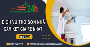 Báo giá dịch vụ thợ sơn nhà tại Long Khánh【Cam kết giá rẻ】