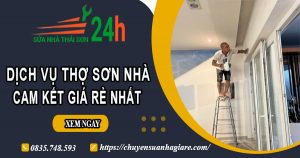 Báo giá dịch vụ thợ sơn nhà tại Nhà Bè【Cam kết giá rẻ nhất】