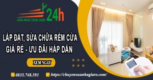 Báo giá lắp đặt, sửa chữa rèm cửa tại Phúc Thọ【Ưu đãi 10%】