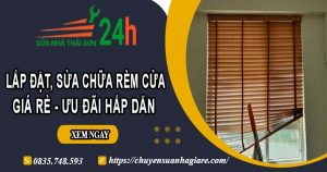 Báo giá lắp đặt, sửa chữa rèm cửa tại Tân Uyên【Ưu đãi 10%】