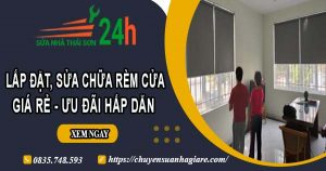 Báo giá lắp đặt, sửa chữa rèm cửa tại Thủ Đức【Ưu đãi 10%】