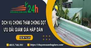 Báo giá chống thấm chống dột tại Tp Bà Rịa【Ưu đãi 10%】