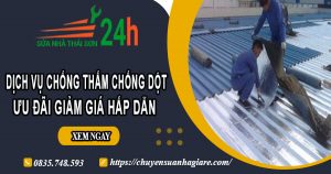 Báo giá chống thấm chống dột tại Tp Tân An【Ưu đãi 10%】
