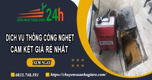Báo giá thông cống nghẹt tại Kiên Giang【Ưu đãi 30% chi phí】