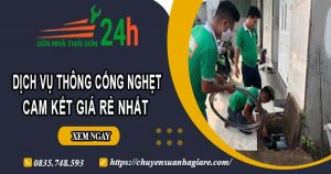 Báo giá thông cống nghẹt tại Nha Trang【Ưu đãi 30% chi phí】