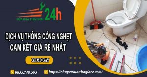 Báo giá thông cống nghẹt tại Phan Thiết【Ưu đãi 10% chi phí】