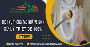 Dịch vụ thông tắc nhà vệ sinh tại Đồng Xoài【Xử lý triệt để】