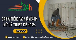 Dịch vụ thông tắc nhà vệ sinh tại Long Thành【Xử lý triệt để】