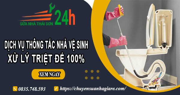 Dịch vụ thông tắc nhà vệ sinh tại Mỹ Đức【Xử lý triệt để 100%】