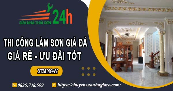 Báo giá thi công làm sơn giả đá tại Bình Thạnh【Ưu đãi 10%】