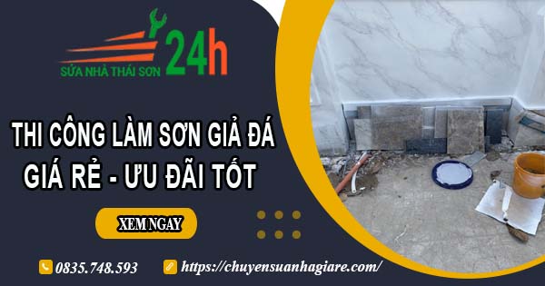 Báo giá thi công làm sơn giả đá tại Gò Vấp【Ưu đãi giảm 10%】