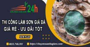 Báo giá thi công làm sơn giả đá tại Hậu Giang【Ưu đãi 10%】