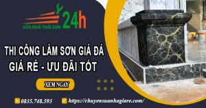 Báo giá thi công làm sơn giả đá tại Lâm Đồng【Ưu đãi 10%】
