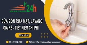 Giá sửa bồn rửa mặt, Lavabo tại Hóc Môn – 【Tiết Kiệm 20%】