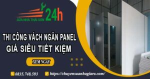 Thi công vách ngăn Panel tại Phú Nhuận【Giá dao động từ 299K】
