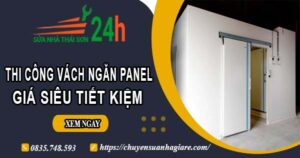 Thi công vách ngăn Panel tại Thủ Dầu Một【Giá dao động từ 299K】