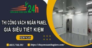 Thi công vách ngăn Panel tại Vũng Tàu【Giá dao động từ 299K】
