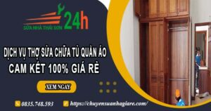 Dịch vụ thợ sửa chữa tủ quần áo tại Bình Dương【Cam kết giá rẻ】