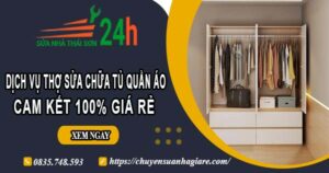 Dịch vụ thợ sửa chữa tủ quần áo tại Gò Vấp【Cam kết giá rẻ】