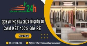 Dịch vụ thợ sửa chữa tủ quần áo tại Hóc Môn【Cam kết giá rẻ】