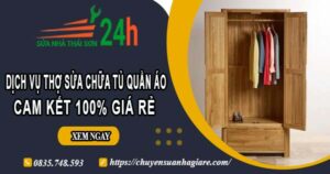 Dịch vụ thợ sửa chữa tủ quần áo tại Thủ Đức【Cam kết giá rẻ】