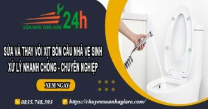 Sửa và thay vòi xịt bồn cầu nhà vệ sinh tại Quận 5【Chỉ 199k】
