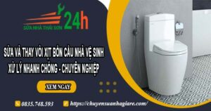 Sửa và thay vòi xịt bồn cầu nhà vệ sinh tại Thủ Đức【Chỉ 199k】